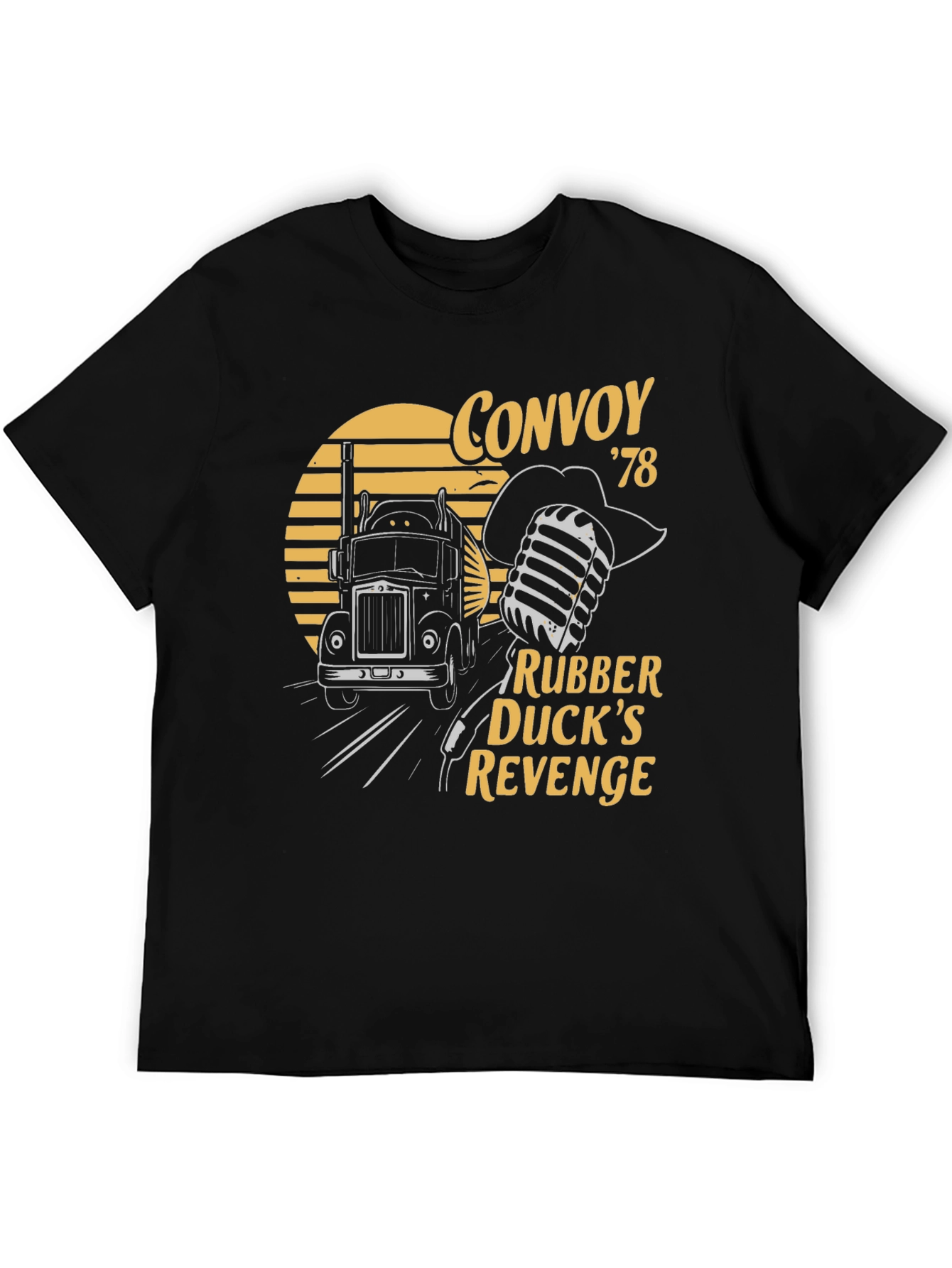 Convoy 78 Rubber Ducks Revenge Black T-Shirt