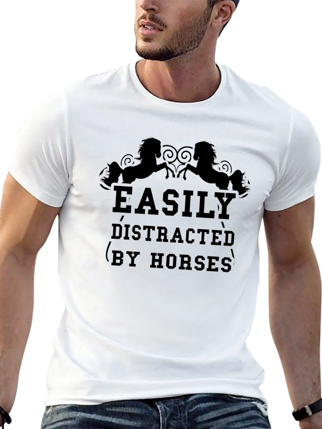 Easily Distracted by Horses T-Shirt