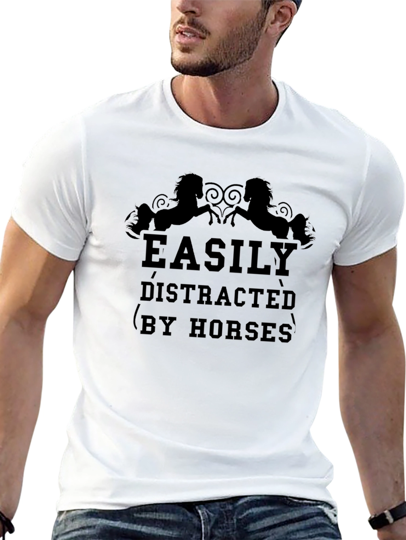 Easily Distracted by Horses T-Shirt