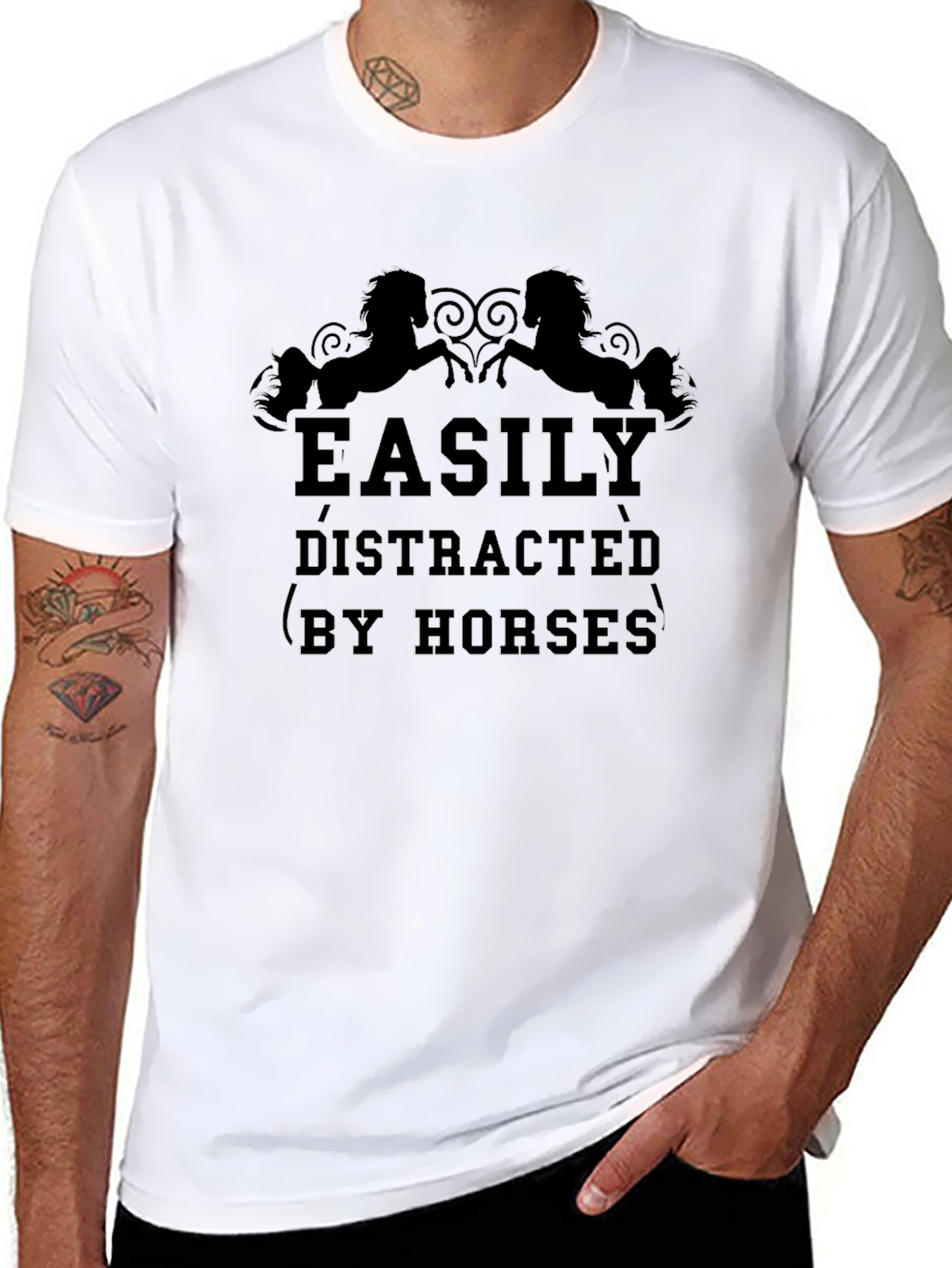 Easily Distracted by Horses T-Shirt