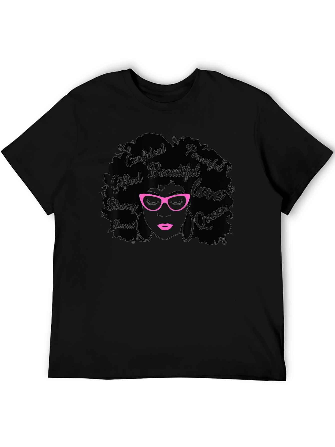 Empowered Woman Graphic T-Shirt - Black