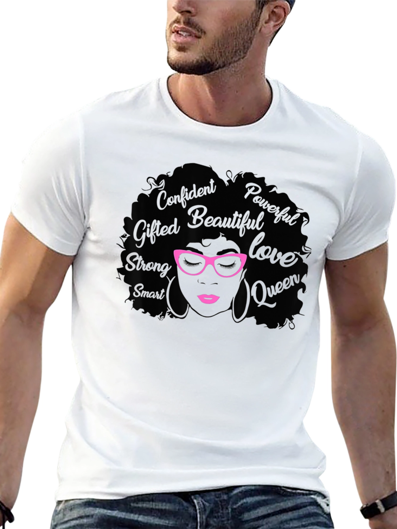 Empowered Woman Graphic T-Shirt - Black