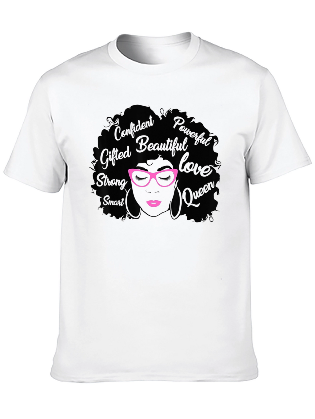 Empowered Woman Graphic T-Shirt - Black
