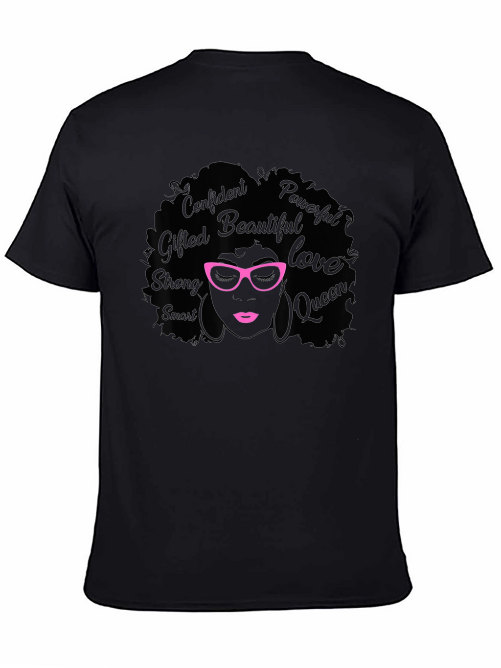 Empowered Woman Graphic T-Shirt - Black