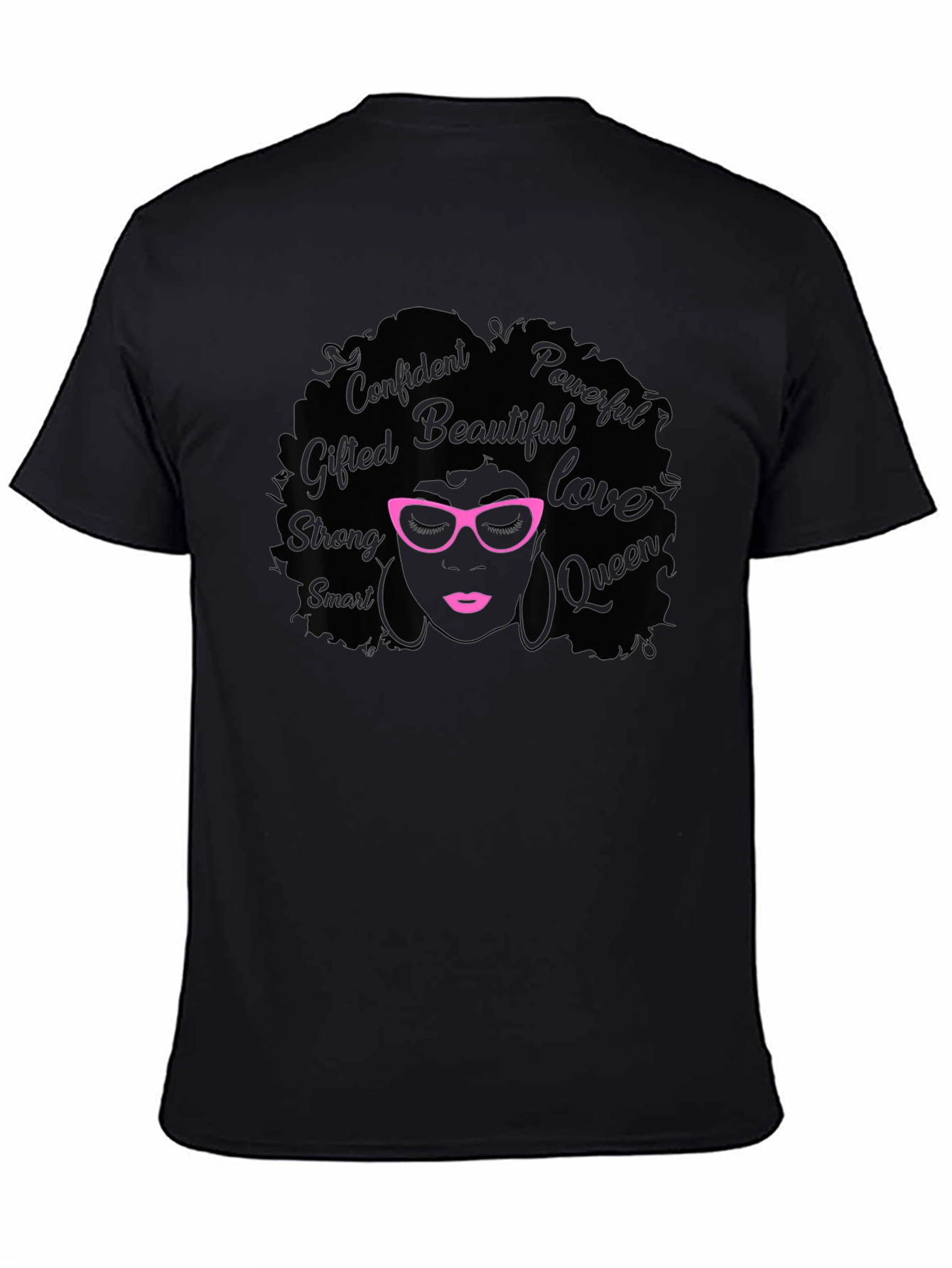 Empowered Woman Graphic T-Shirt - Black
