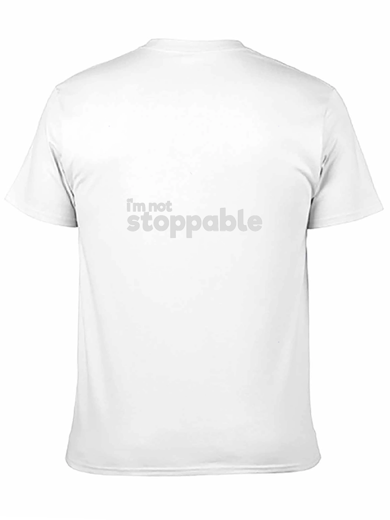 Im Not Stoppable Black T-Shirt