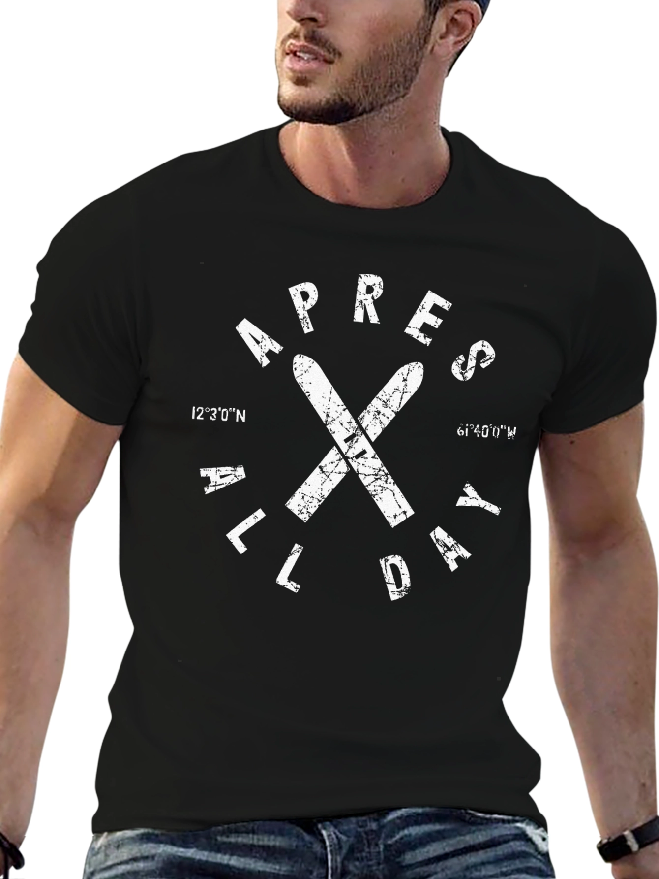 Apres All Day Graphic Tee - Ski Enthusiast T-Shirt