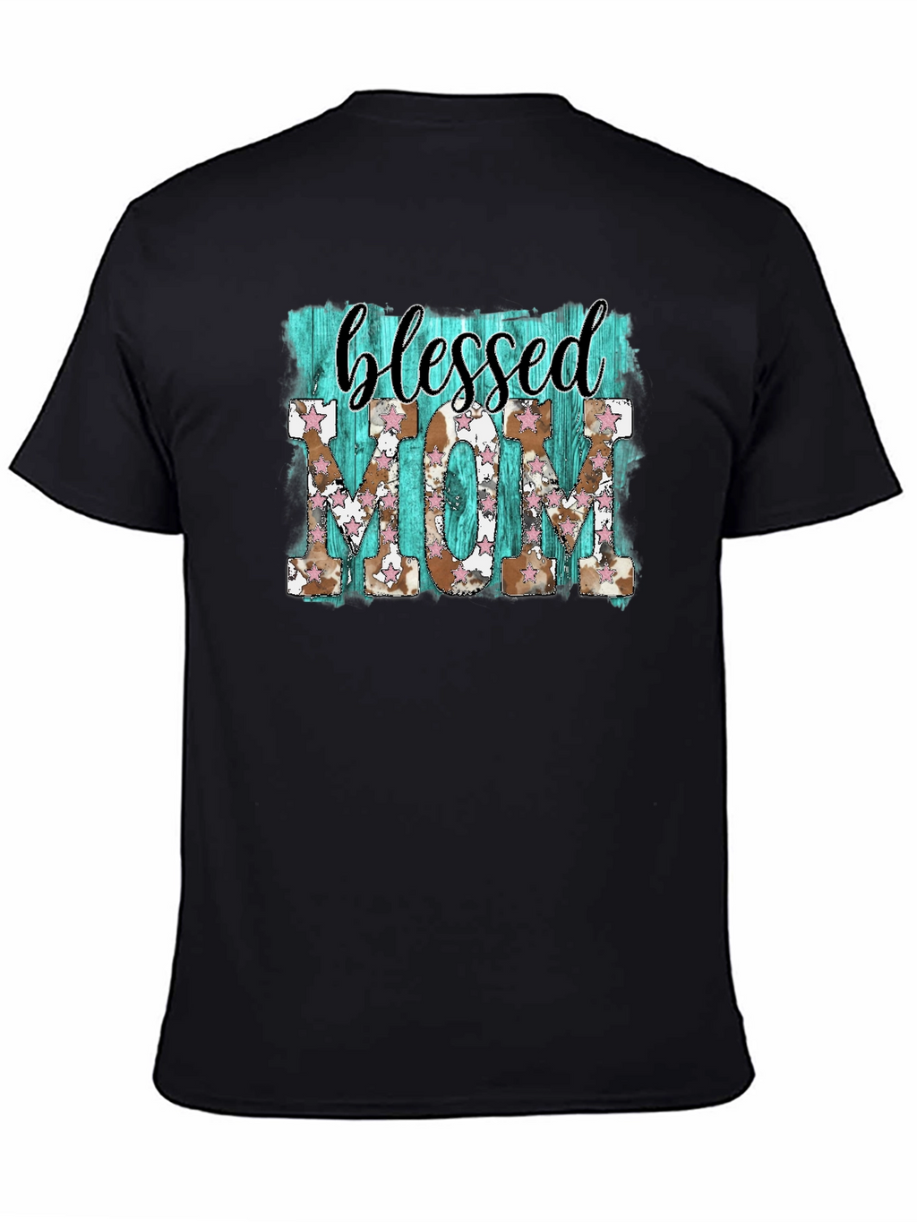 Blessed Mom Graphic Tee - Western Style