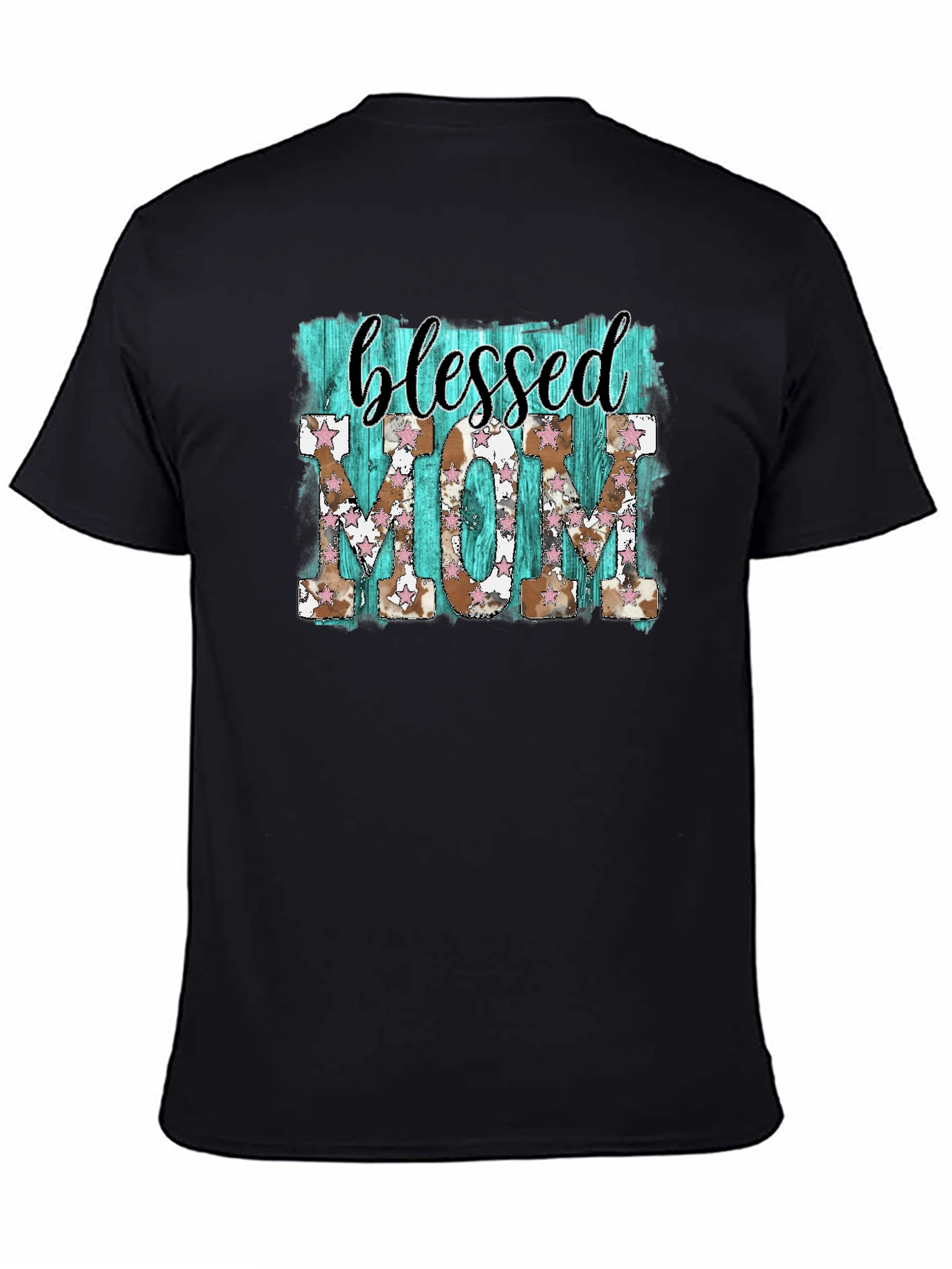 Blessed Mom Graphic Tee - Western Style