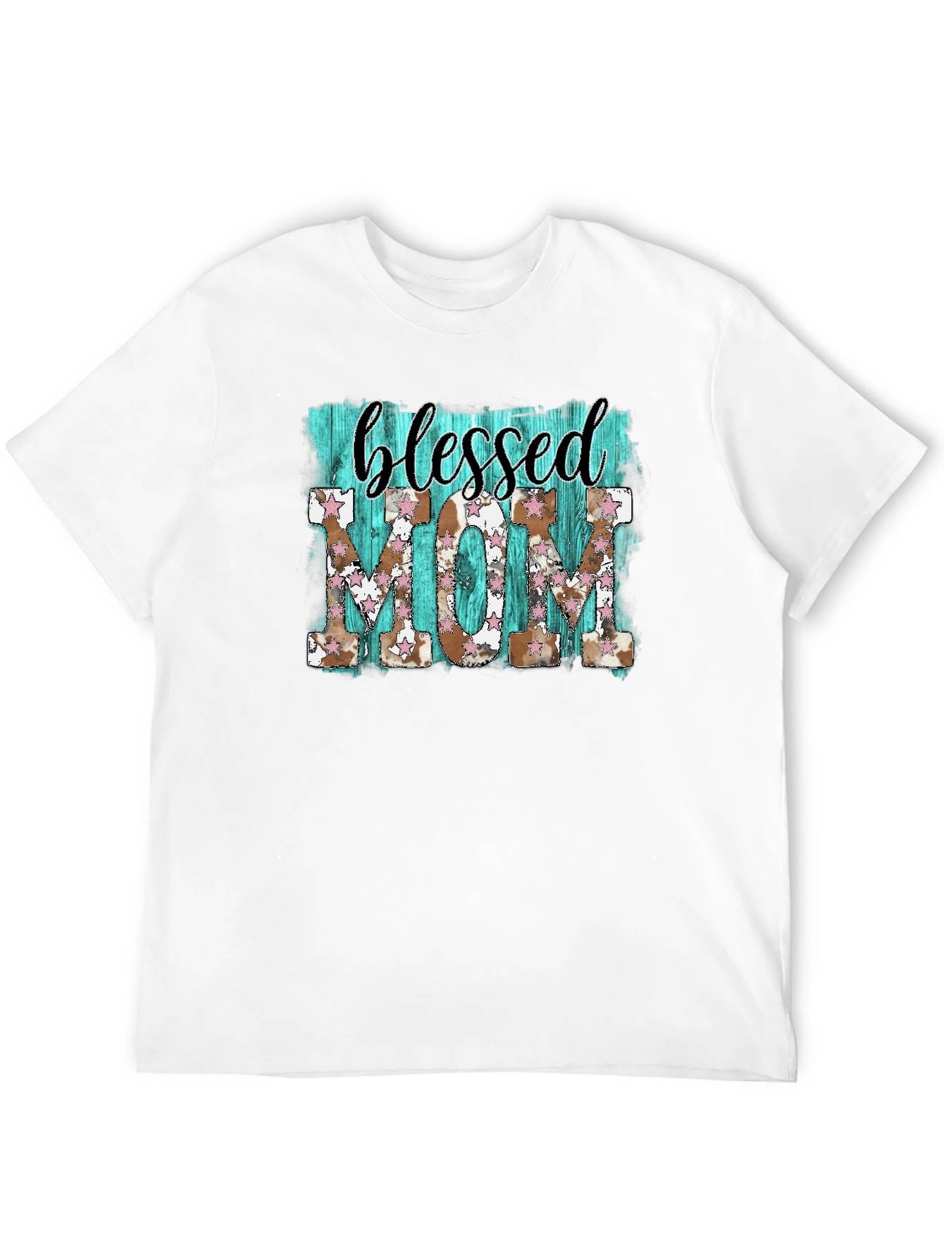 Blessed Mom Graphic Tee - Western Style