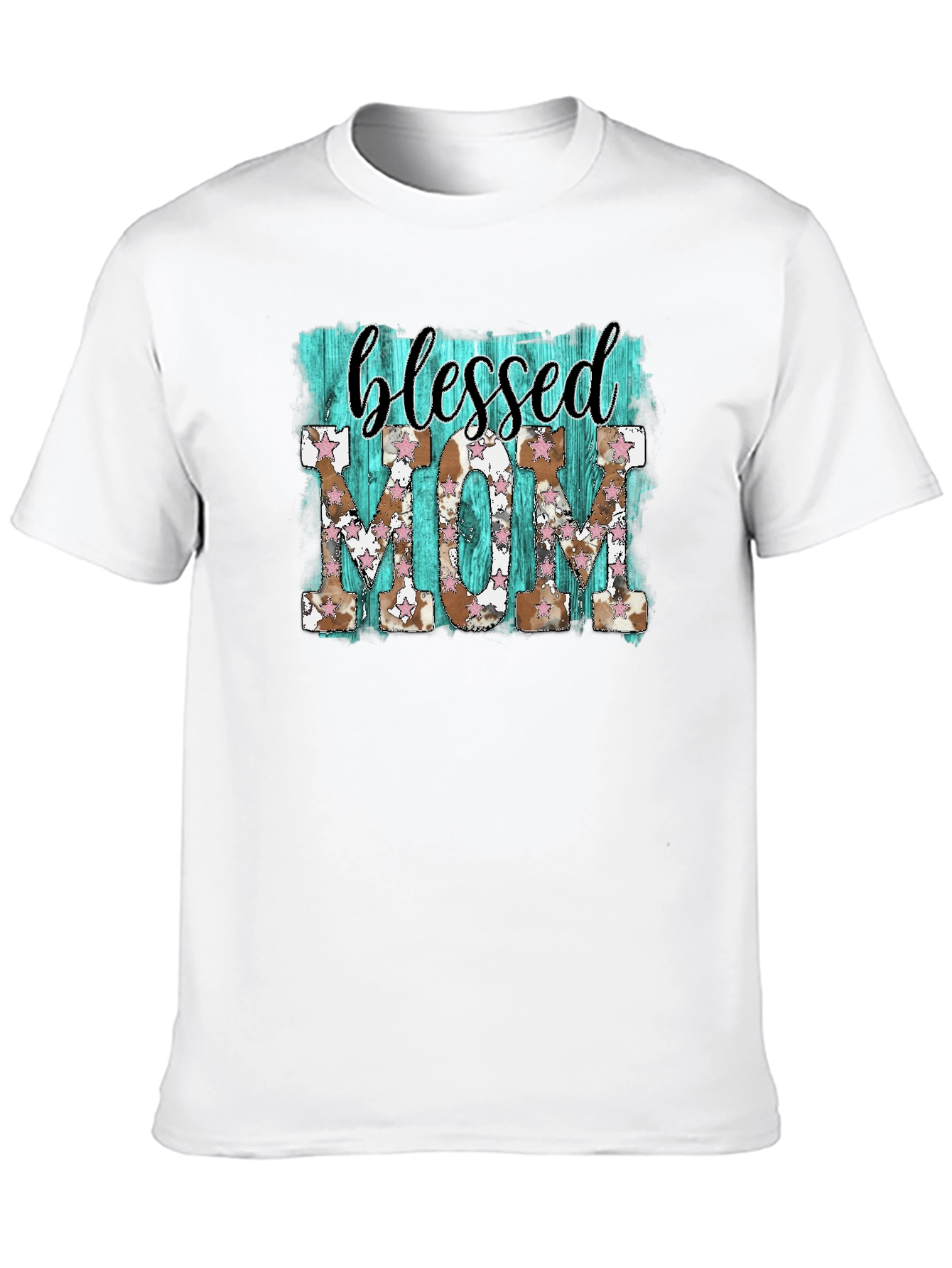Blessed Mom Graphic Tee - Western Style