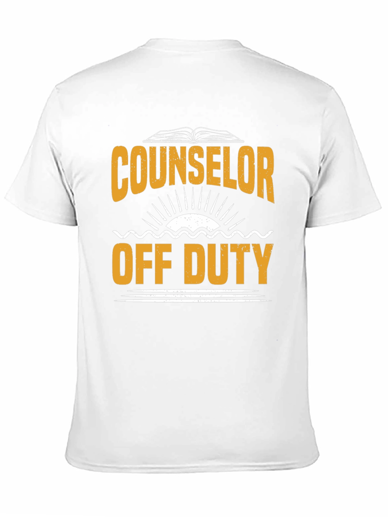 Counselor Off Duty Graphic T-Shirt - Black
