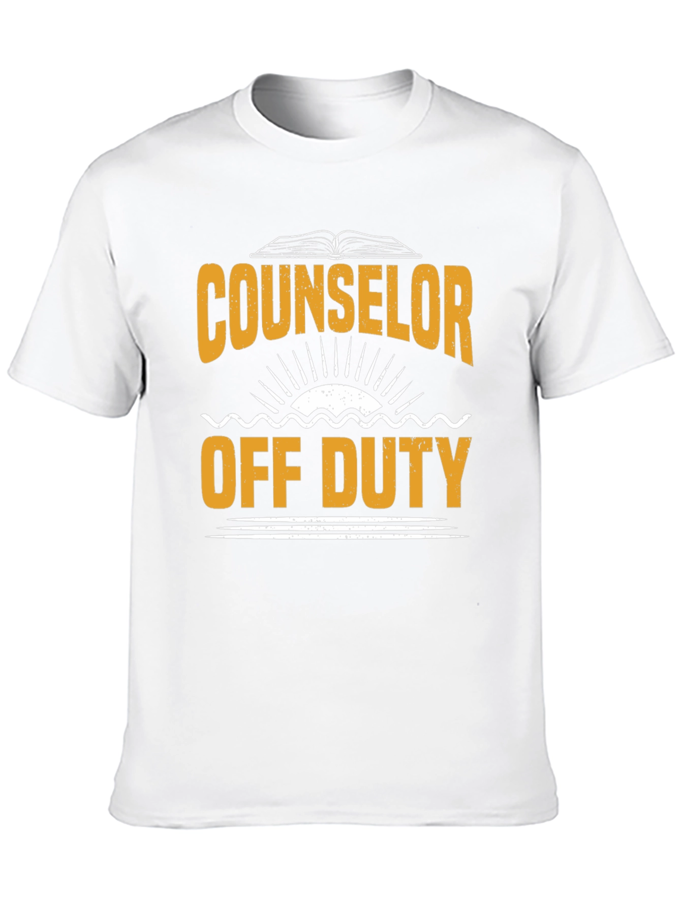 Counselor Off Duty Graphic T-Shirt - Black