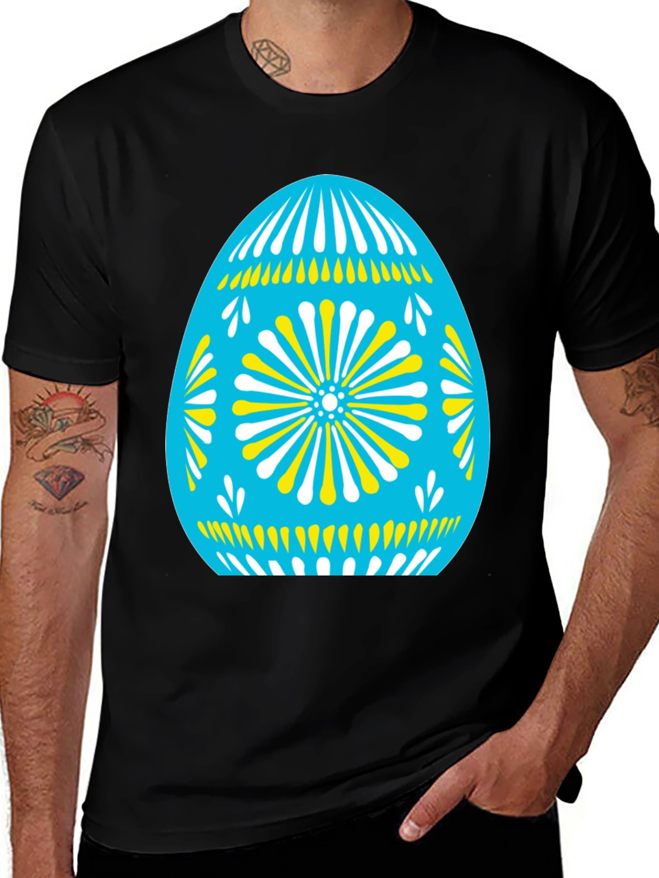 Easter Egg Graphic Tee - Festive & Fun!