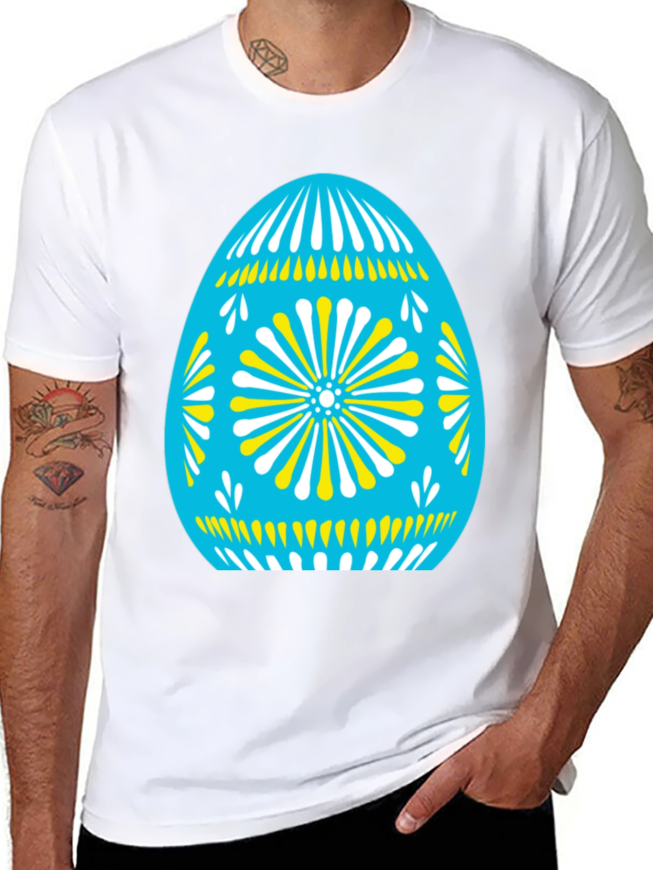 Easter Egg Graphic Tee - Festive & Fun!