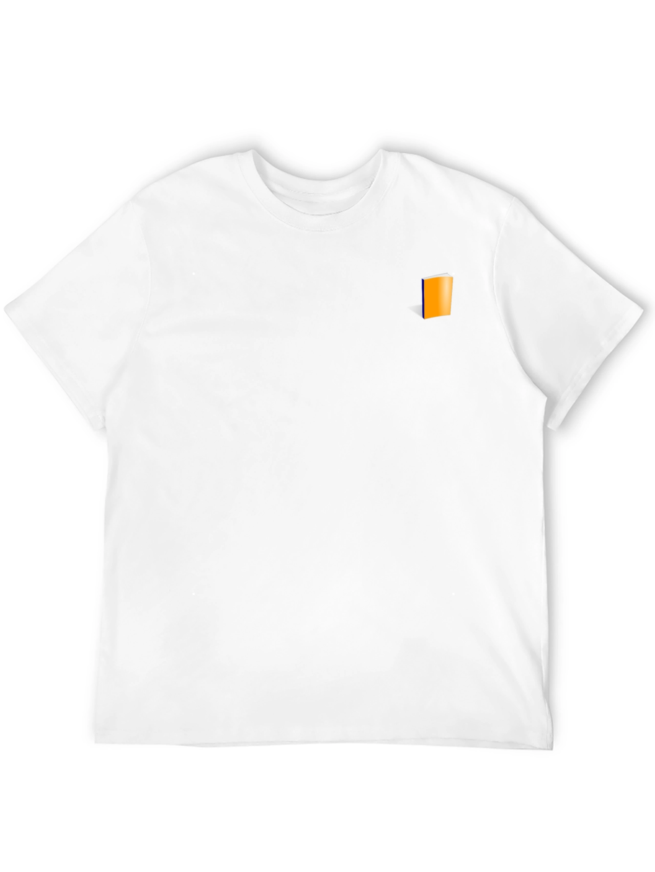 Mens Black T-Shirt with Book Graphic