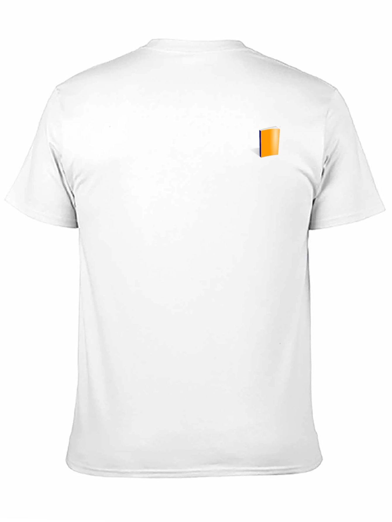 Mens Black T-Shirt with Book Graphic