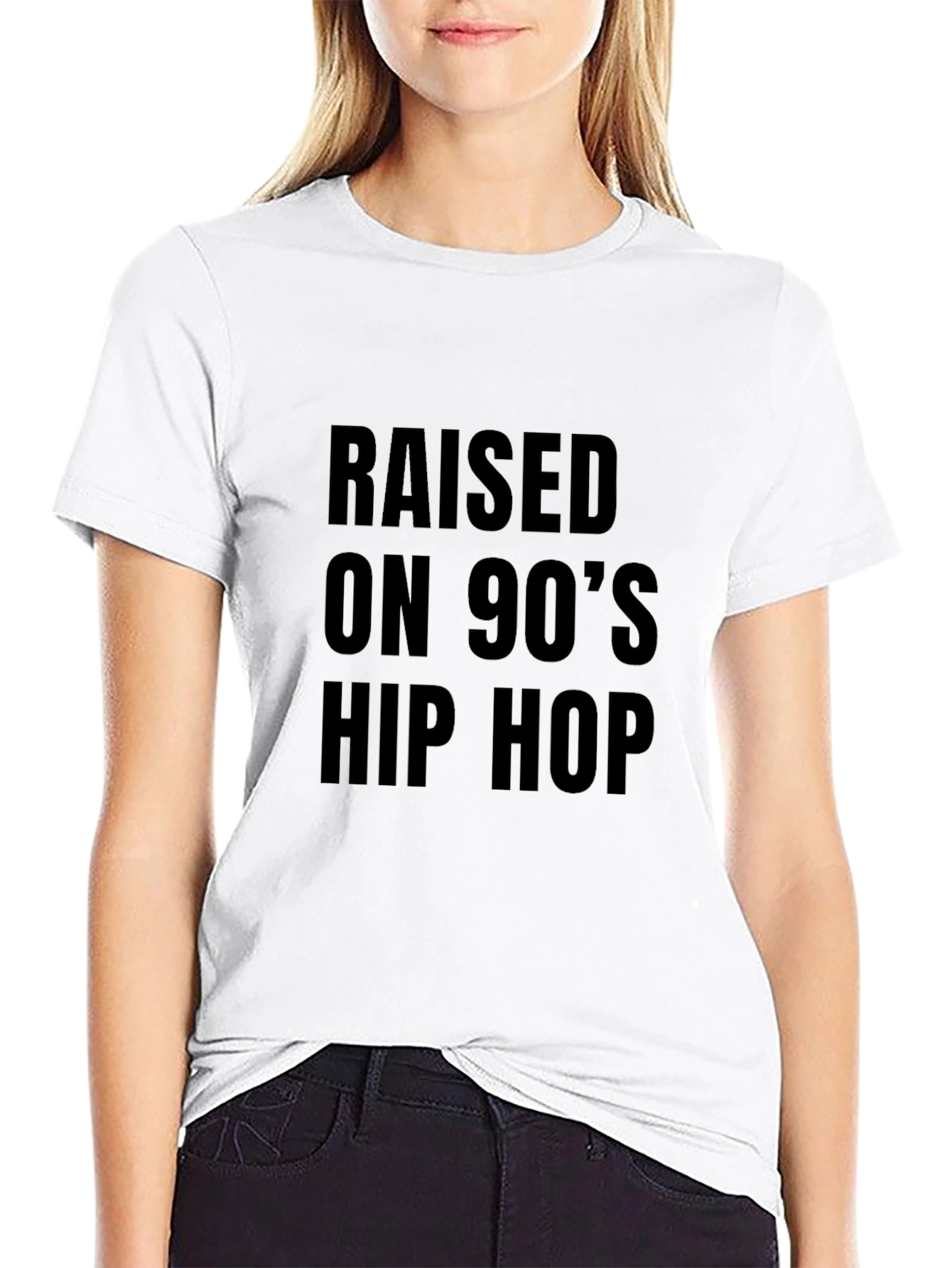 Raised on 90s Hip Hop Graphic Tee