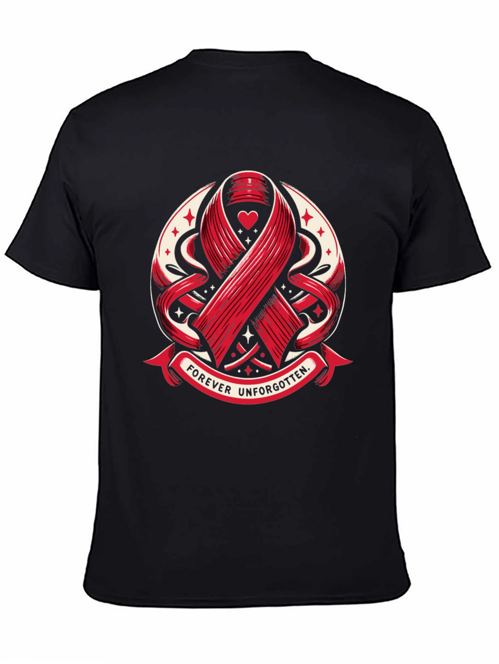Forever Unforgotten Ribbon Graphic T-Shirt