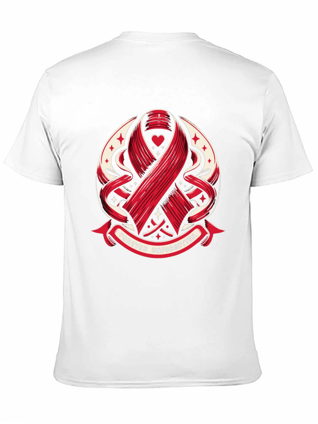 Forever Unforgotten Ribbon Graphic T-Shirt