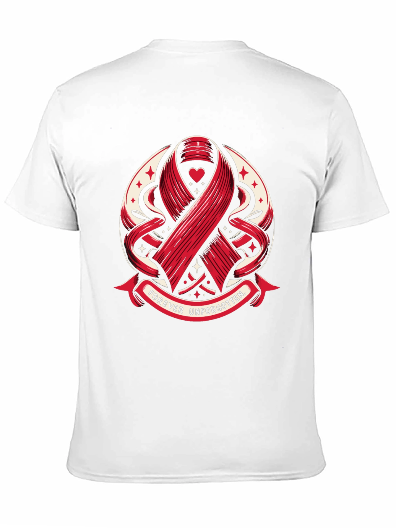 Forever Unforgotten Ribbon Graphic T-Shirt