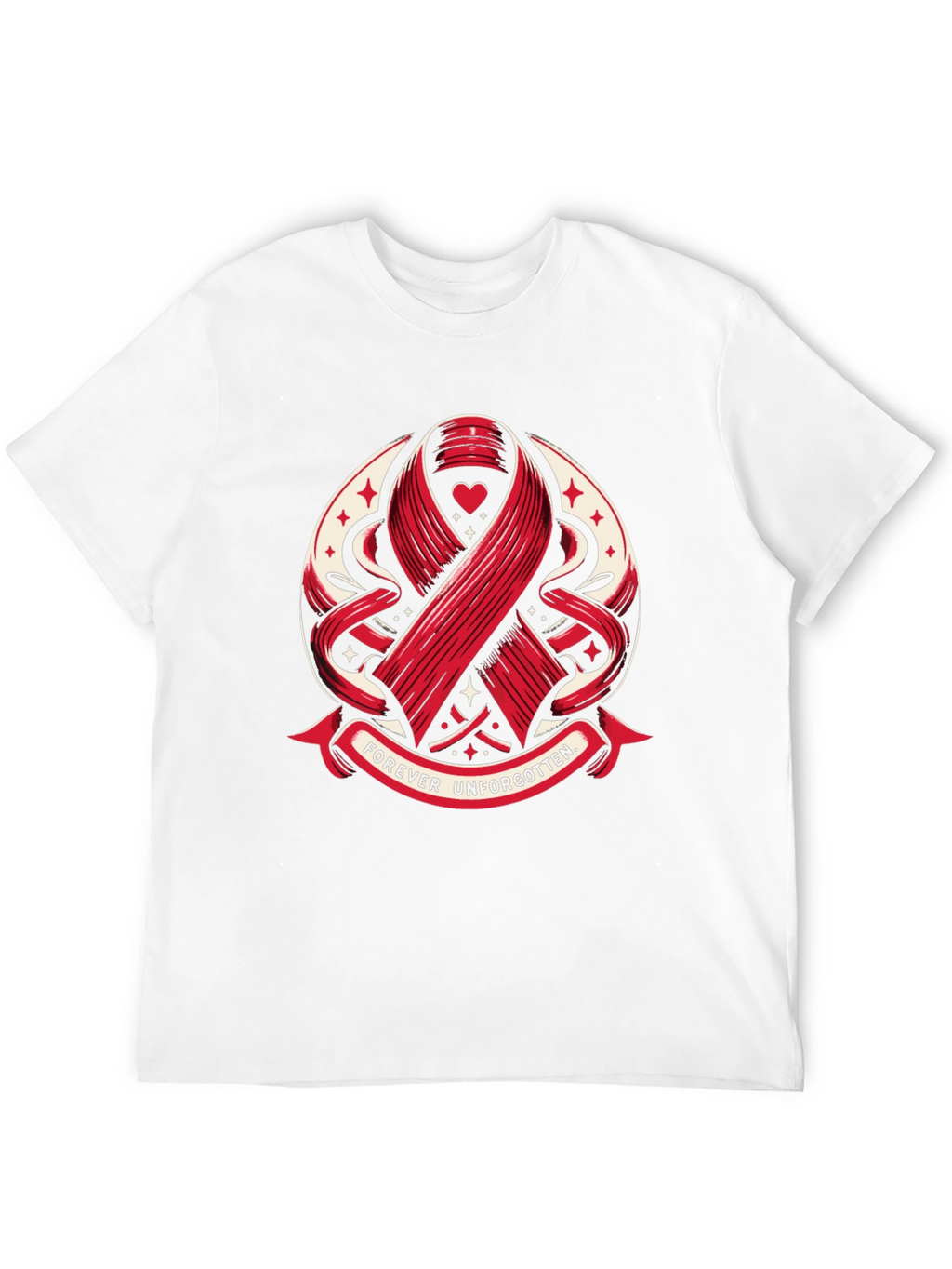 Forever Unforgotten Ribbon Graphic T-Shirt