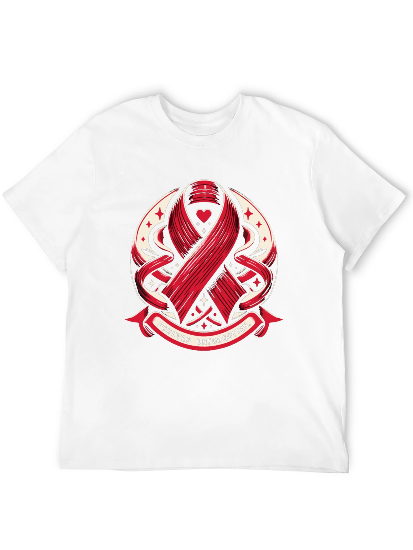 Forever Unforgotten Ribbon Graphic T-Shirt