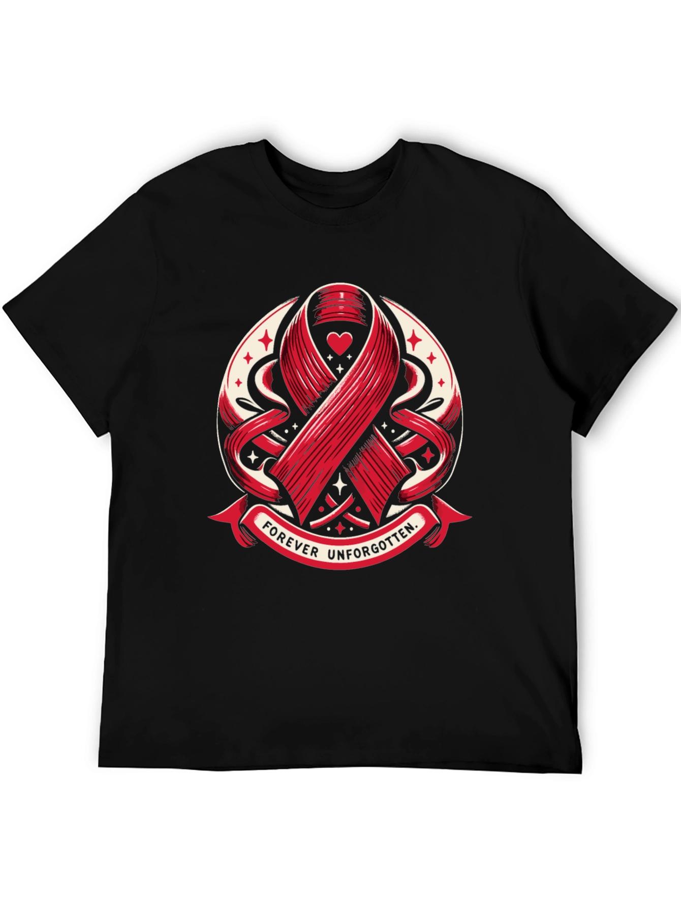 Forever Unforgotten Ribbon Graphic T-Shirt