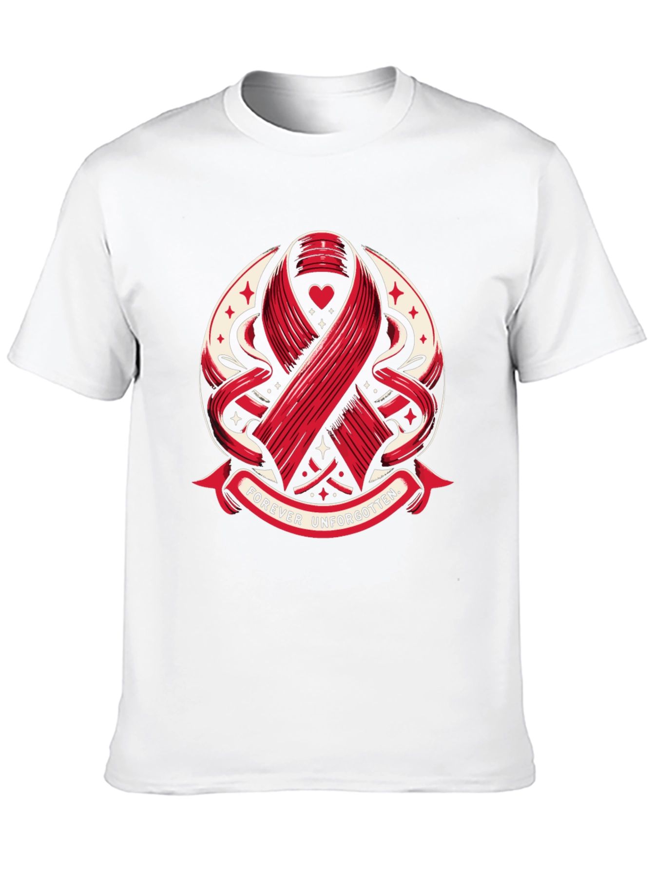 Forever Unforgotten Ribbon Graphic T-Shirt
