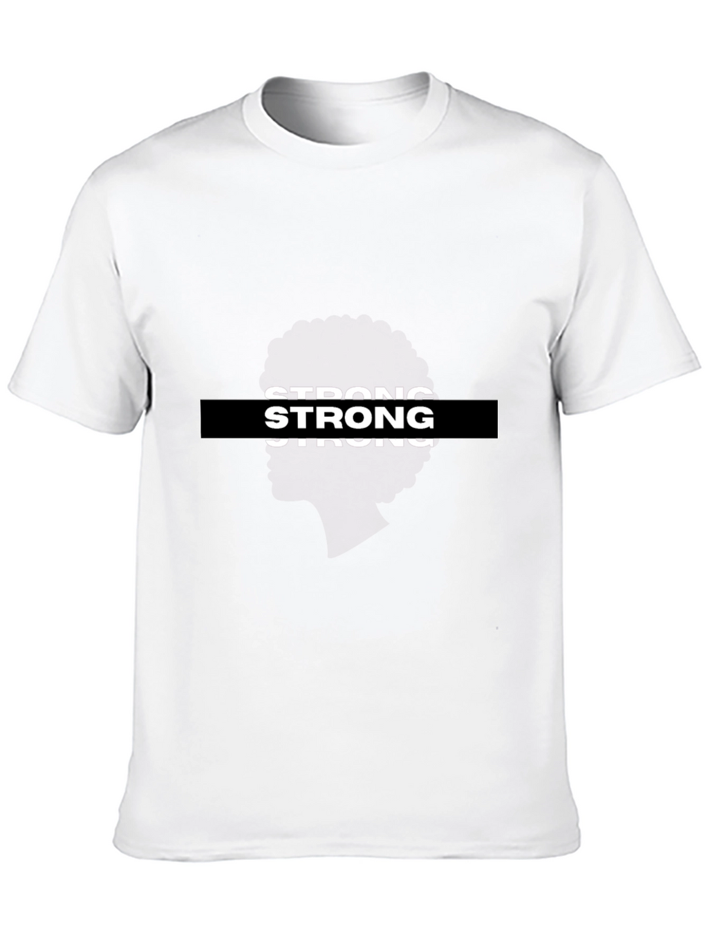 Strong Graphic Black T-Shirt