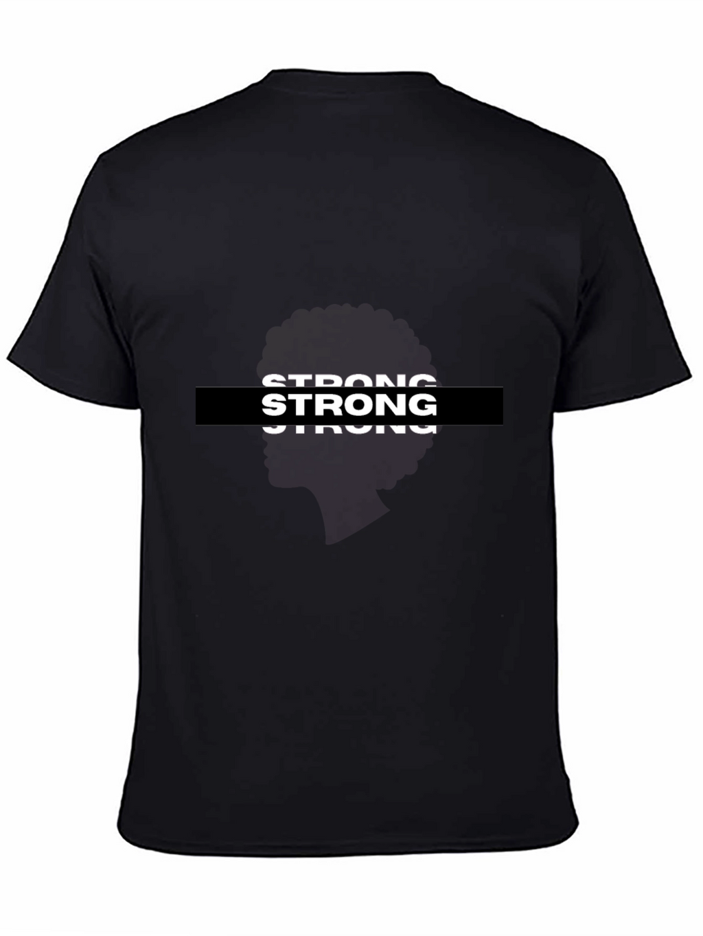Strong Graphic Black T-Shirt