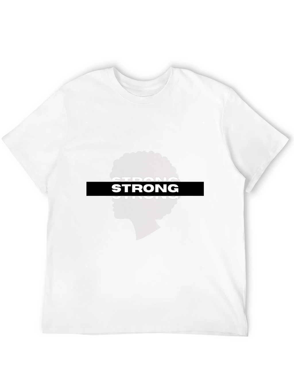 Strong Graphic Black T-Shirt