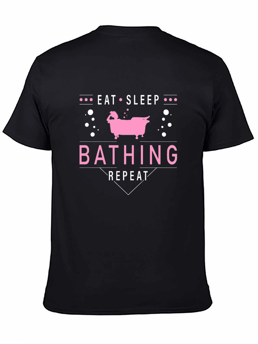 Eat Sleep Bathing Repeat Graphic Tee