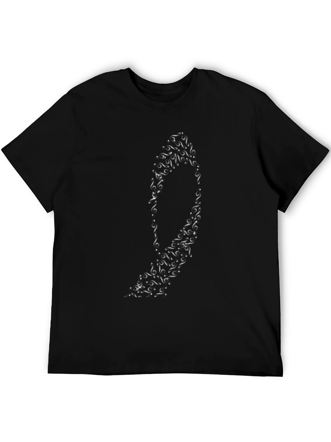 Unique Design Black T-Shirt