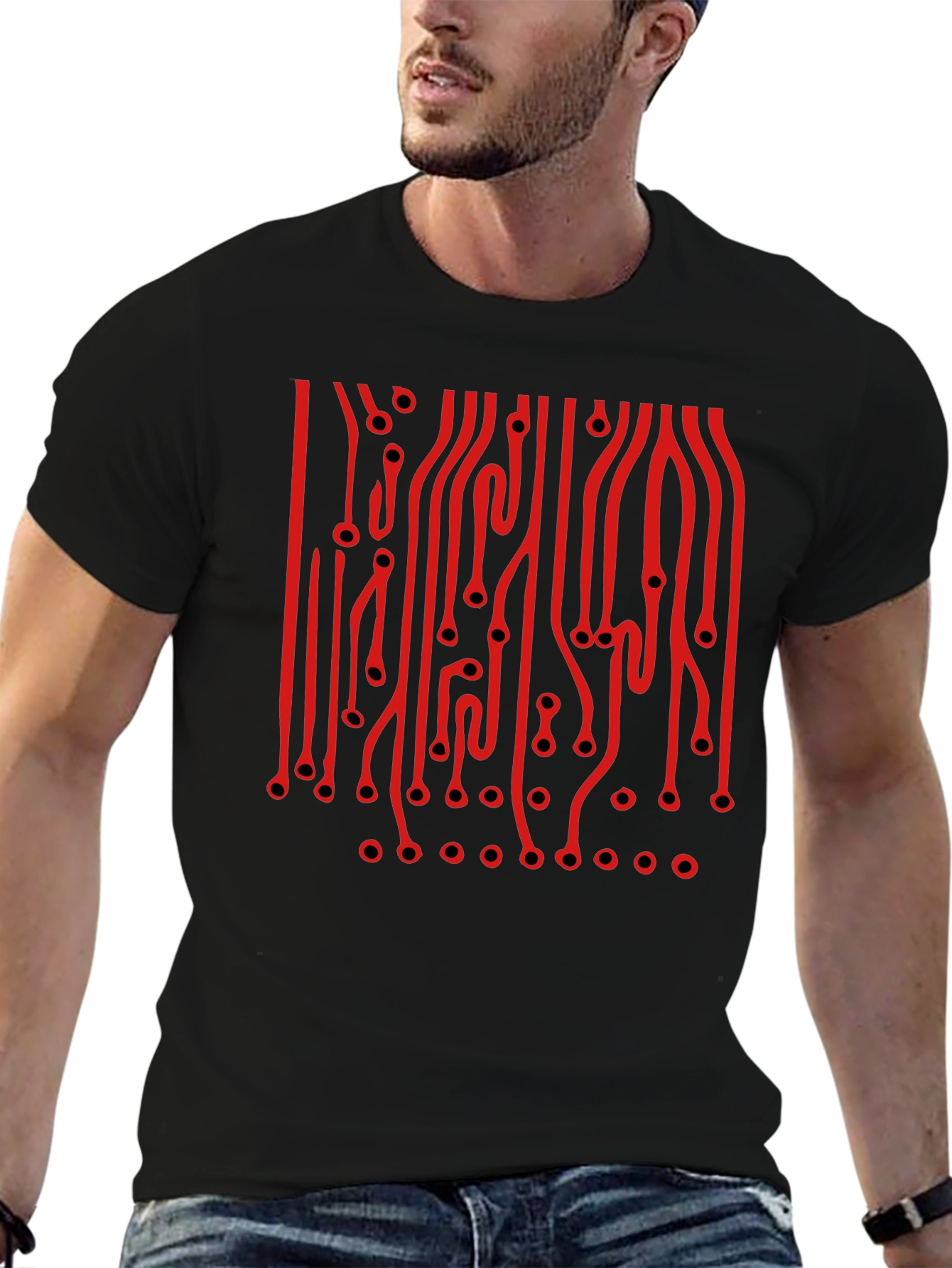 Circuit Board Graphic Tee - Tech Enthusiast Shirt