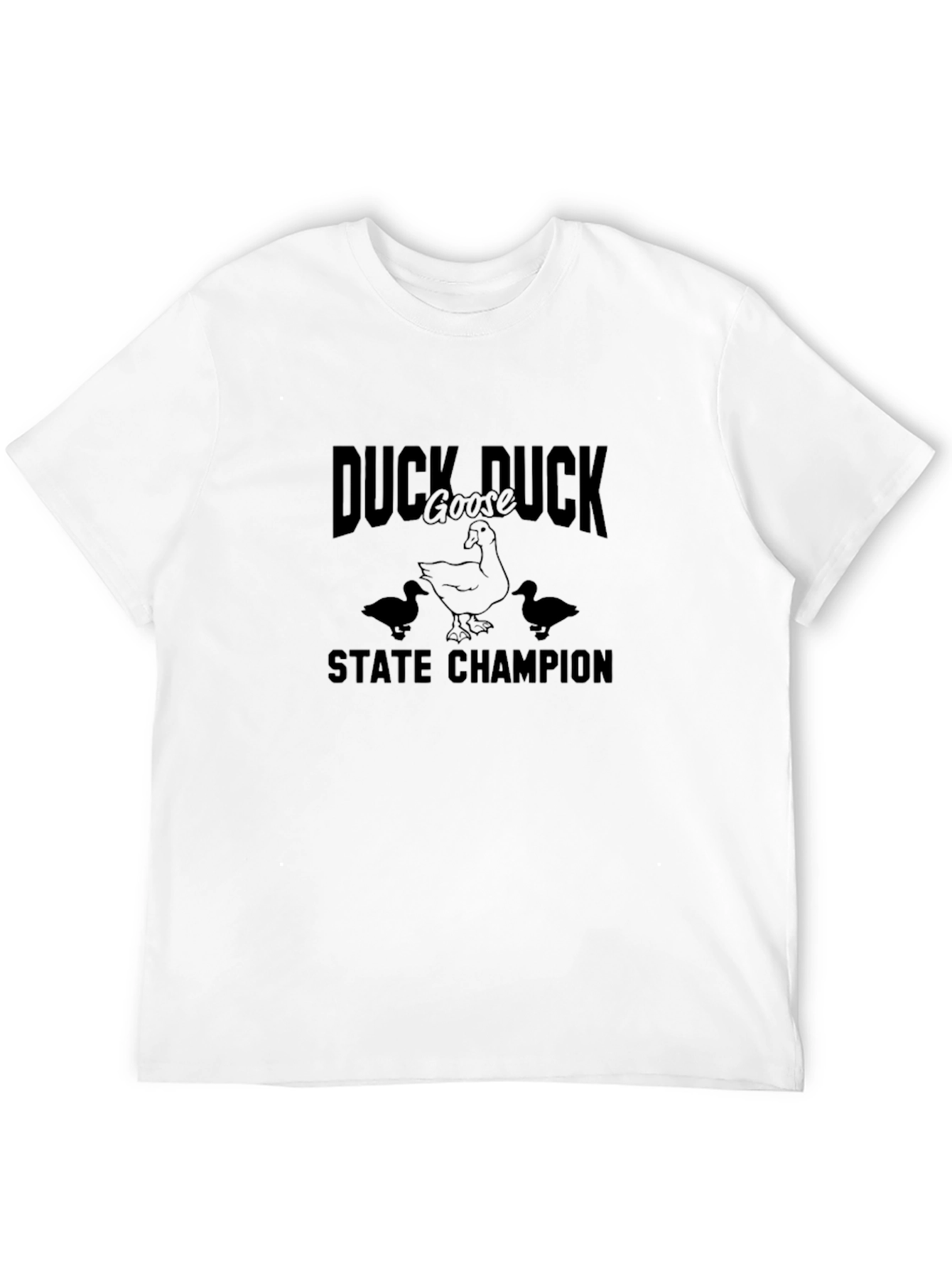Duck Duck Goose State Champion Black T-Shirt