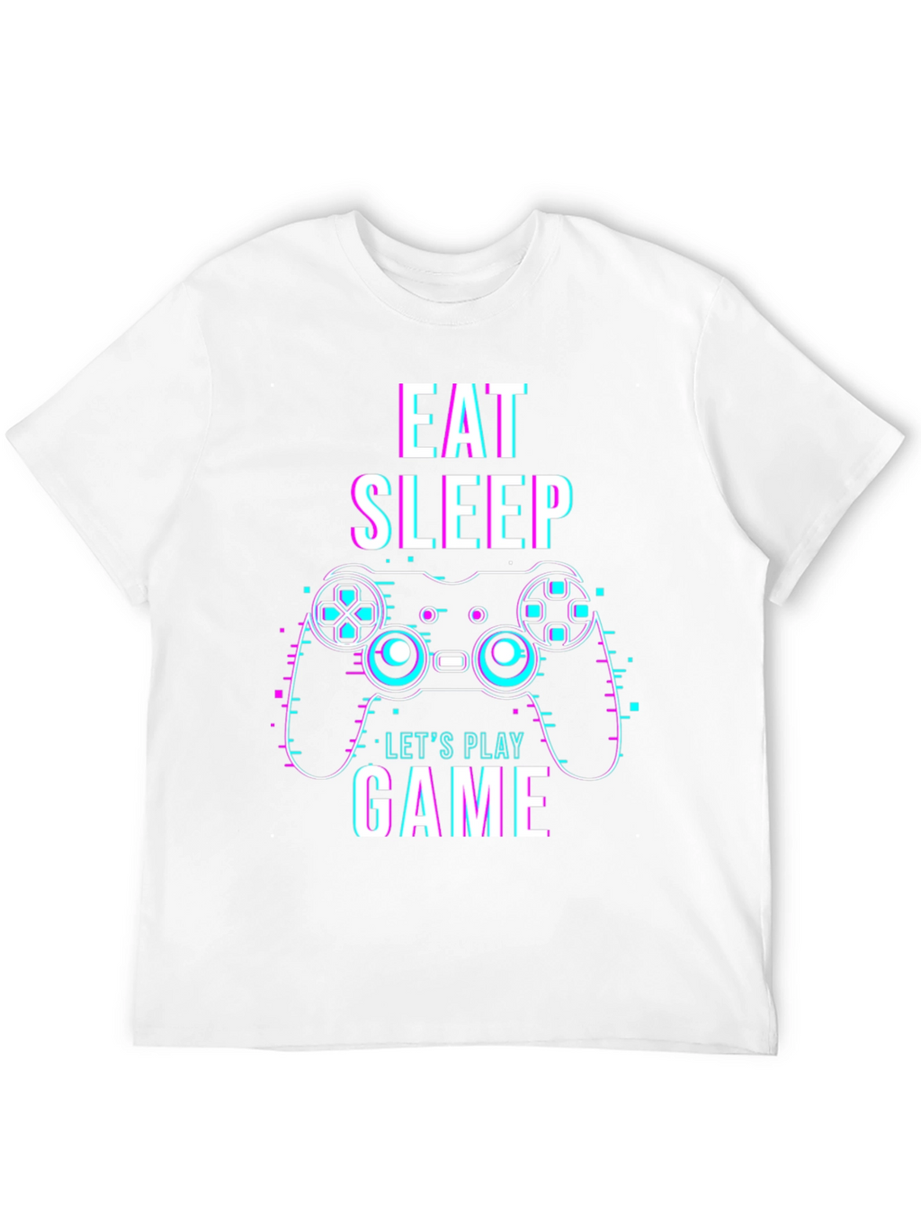 Eat Sleep Game Black Graphic Tee