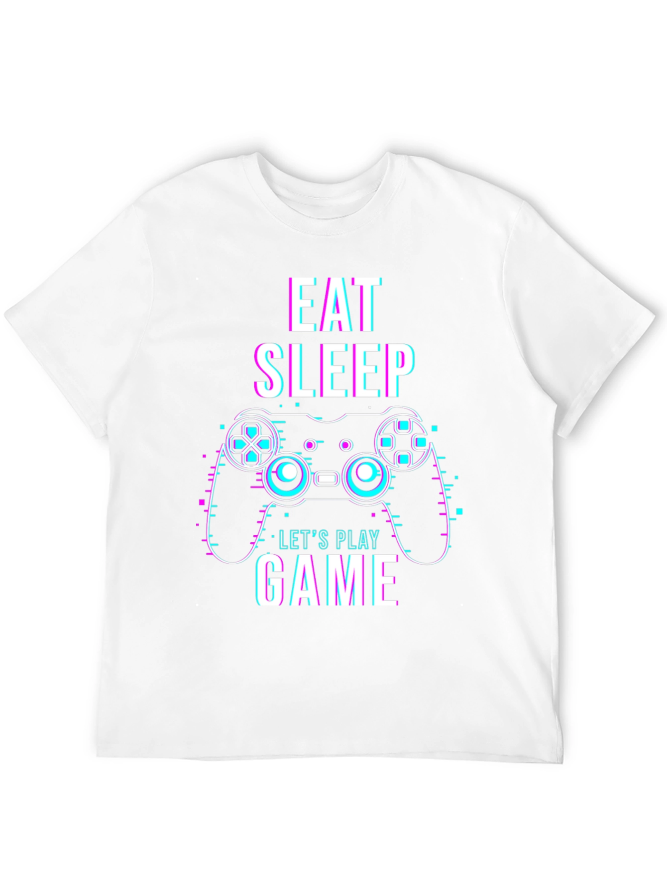 Eat Sleep Game Black Graphic Tee