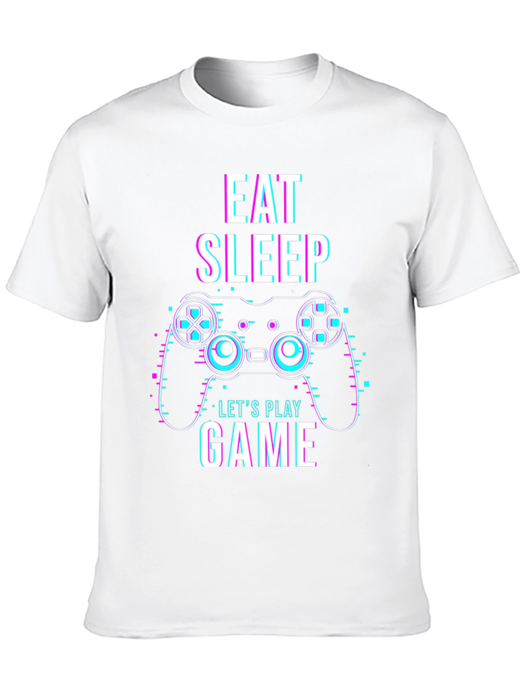 Eat Sleep Game Black Graphic Tee