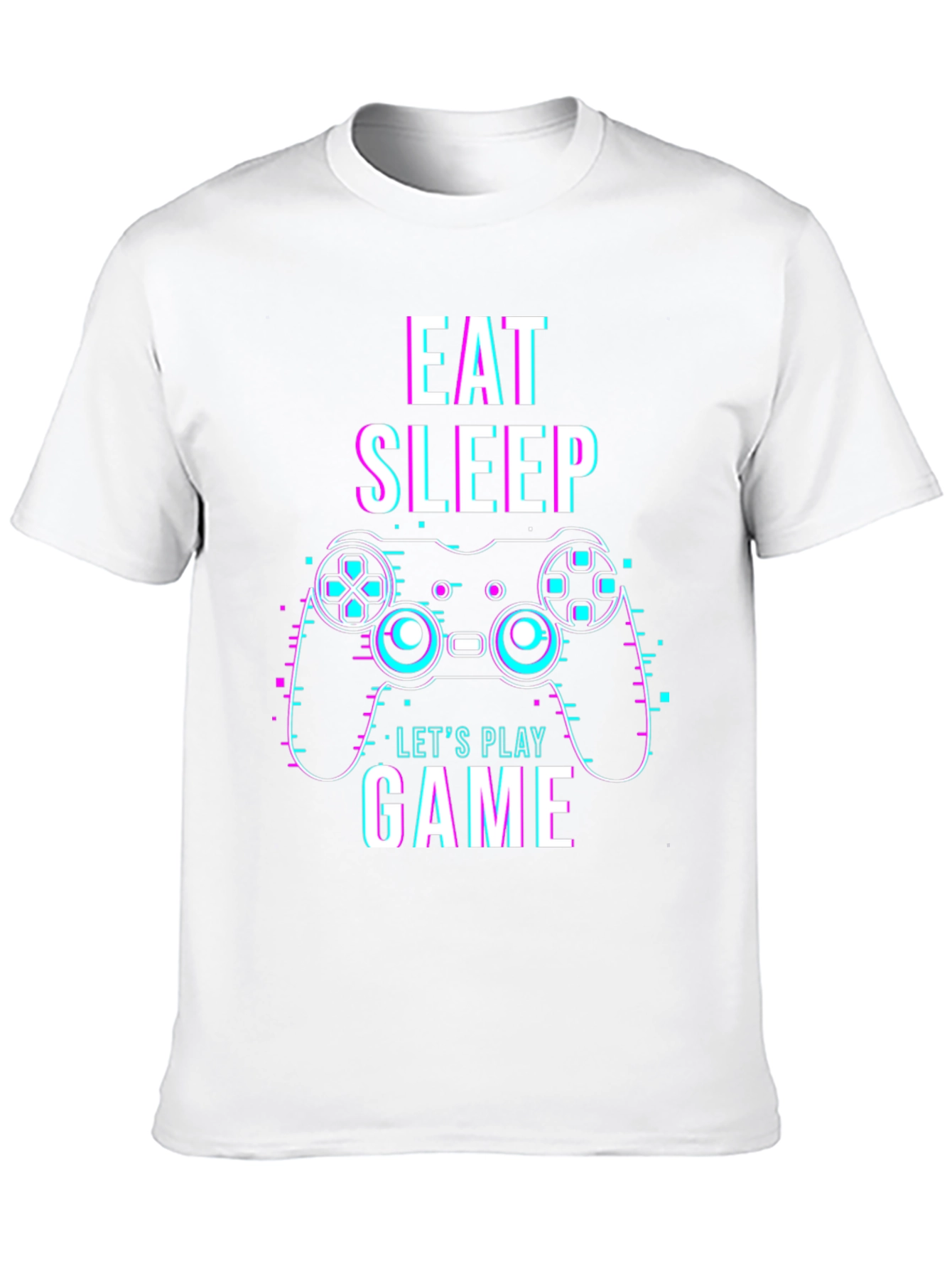 Eat Sleep Game Black Graphic Tee