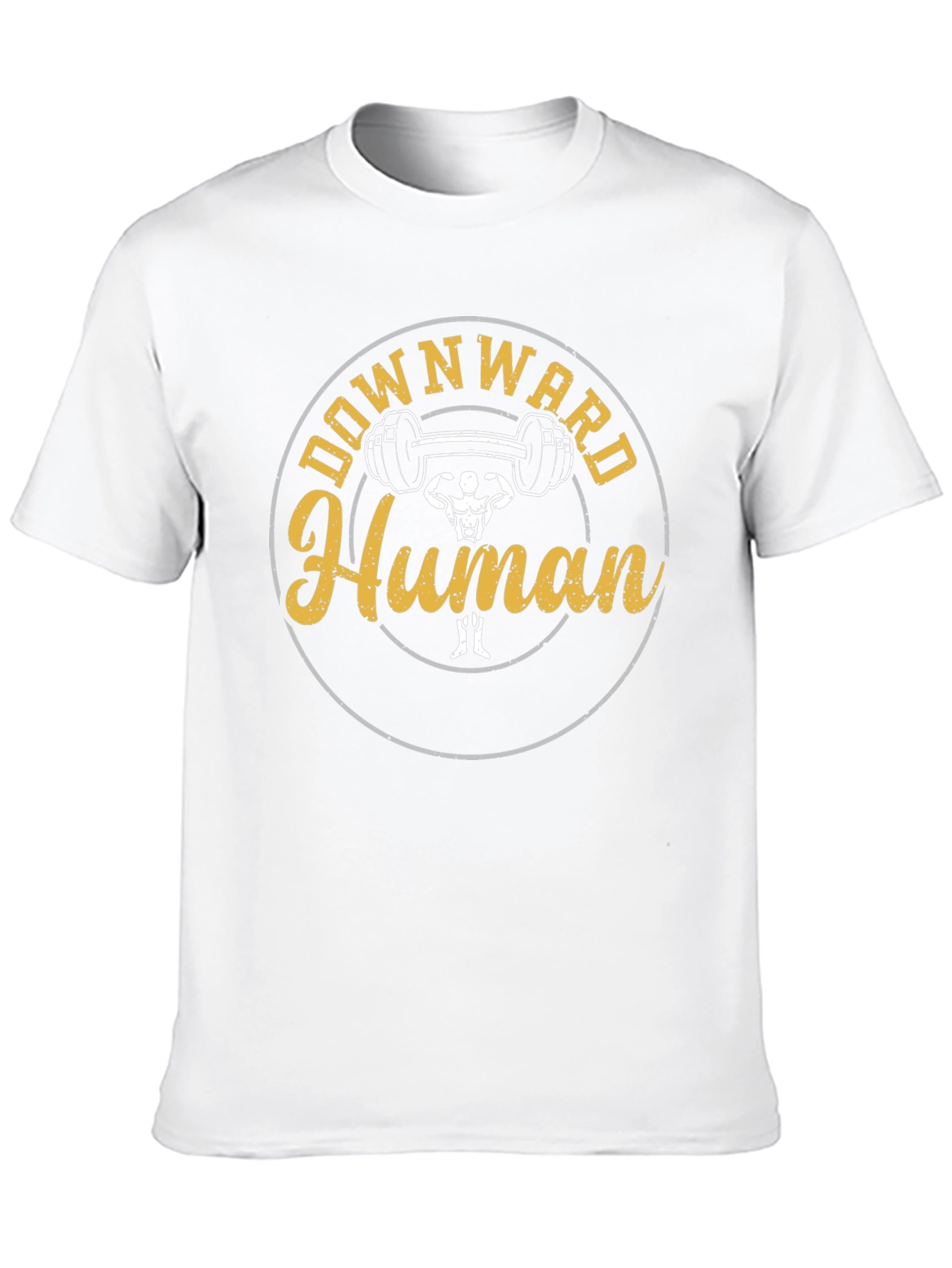 Downward Human Black Graphic Tee