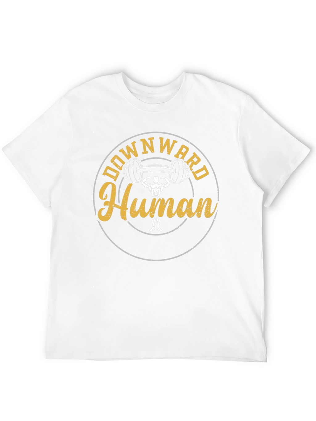 Downward Human Black Graphic Tee