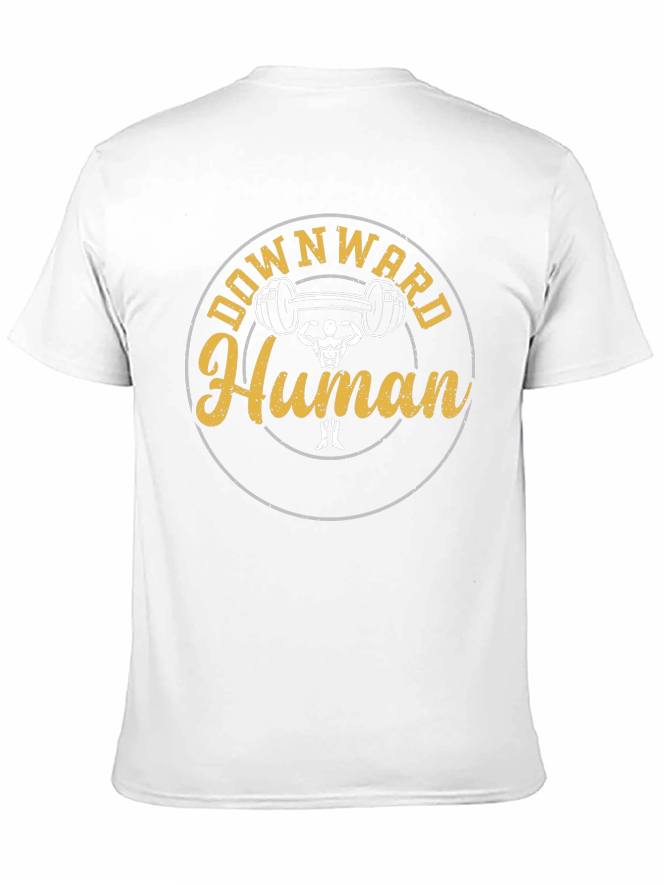 Downward Human Black Graphic Tee