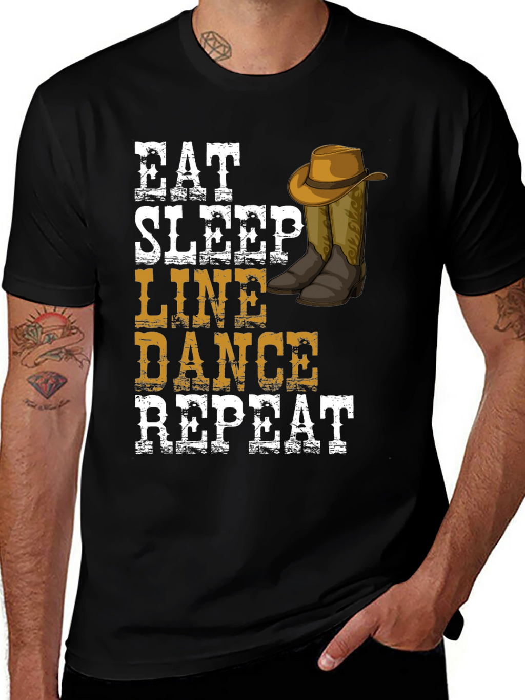 Eat Sleep Line Dance T-Shirt