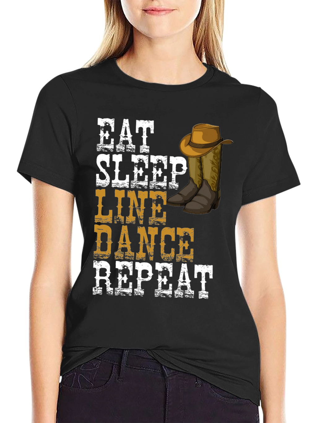 Eat Sleep Line Dance T-Shirt