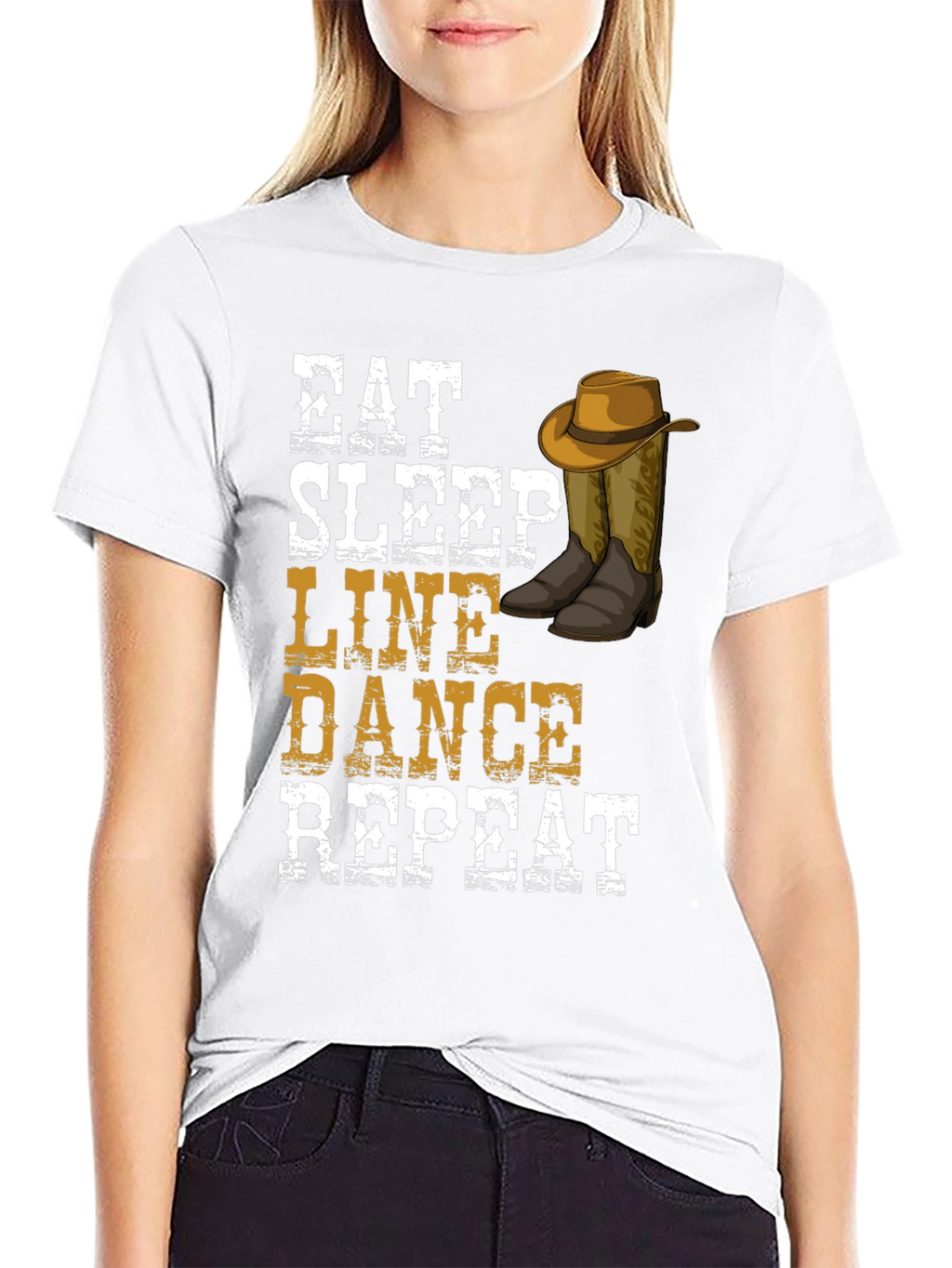 Eat Sleep Line Dance T-Shirt