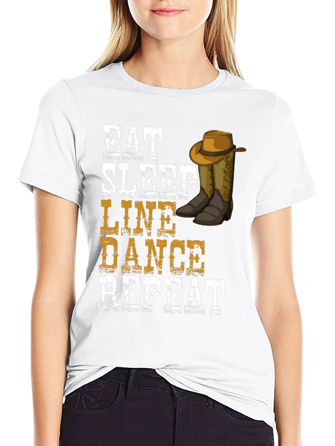 Eat Sleep Line Dance T-Shirt