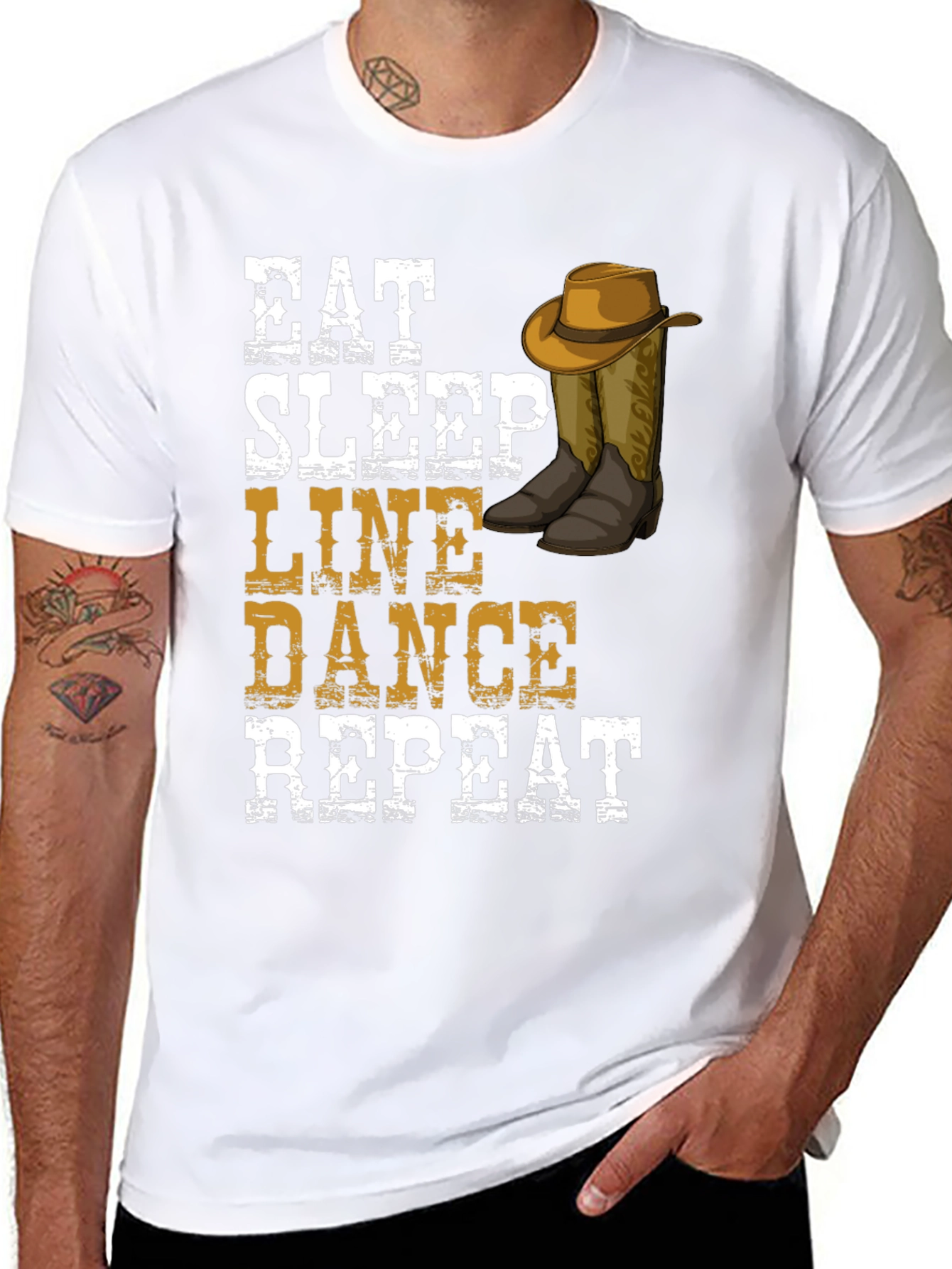 Eat Sleep Line Dance T-Shirt