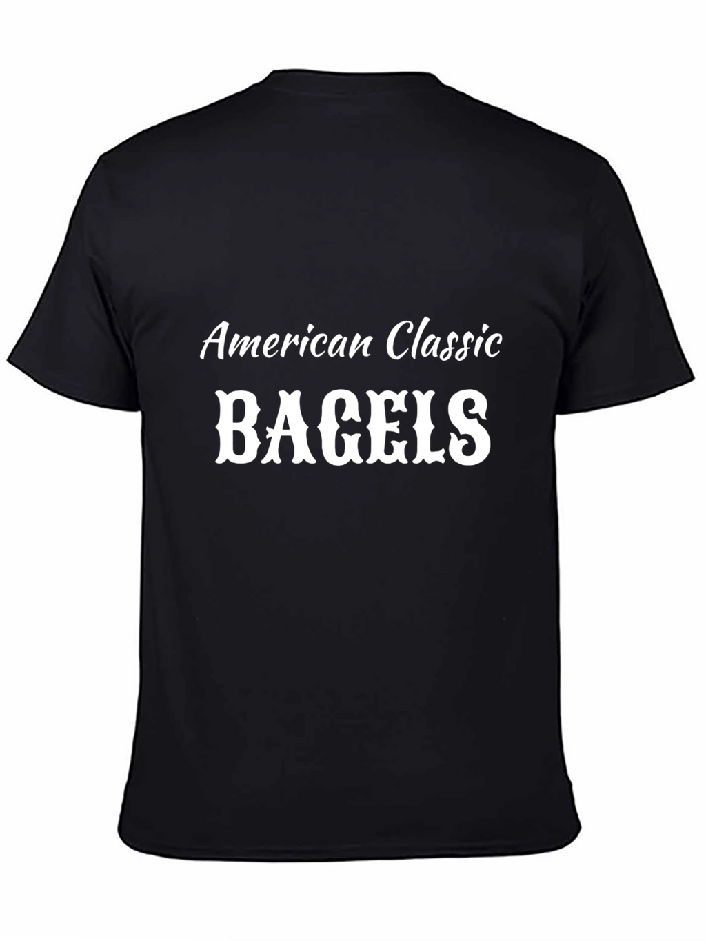 American Classic Bagels Black T-Shirt
