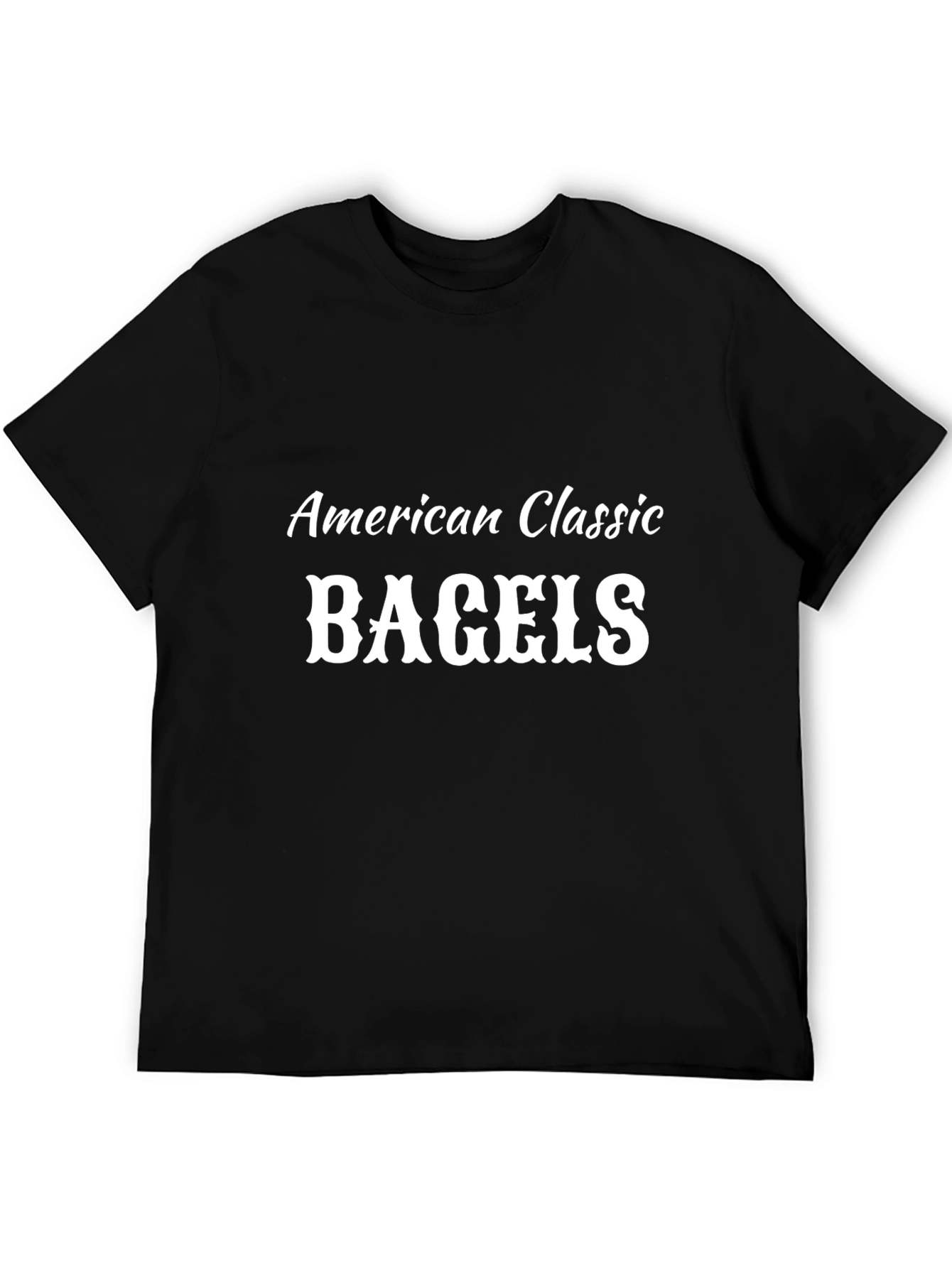 American Classic Bagels Black T-Shirt